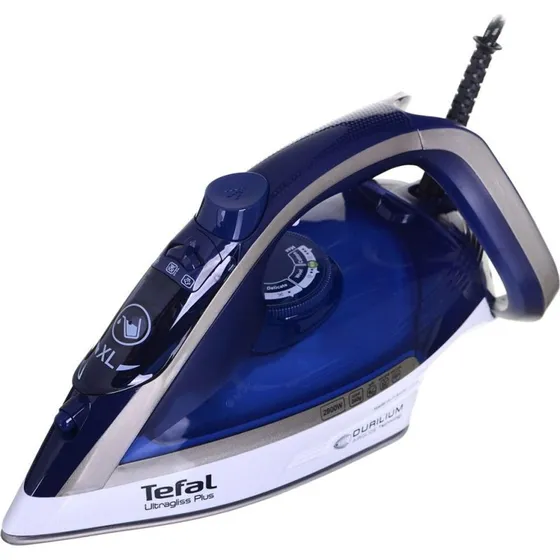 Tefal Ultimate Pure FV6812E0 Dampstrygejern 2800W Blå/Sølv