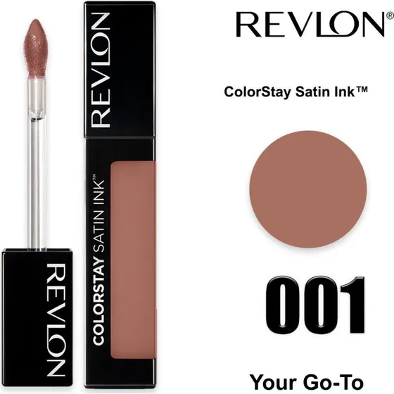 Revlon ColorStay Satin Ink 001, 16 timer holdbar