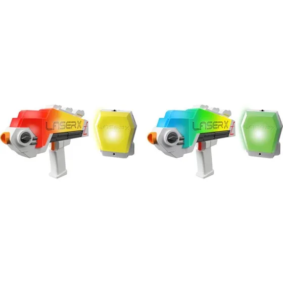 Laser X Ultra Double Blasters – Lys og lyd, op til 90 meter