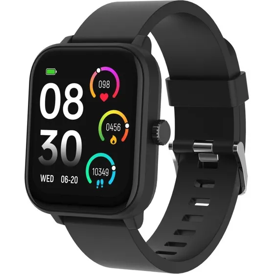 Denver SWG-155B Smartwatch GPS, Pulssensor, Blodiltmåler, Sort
