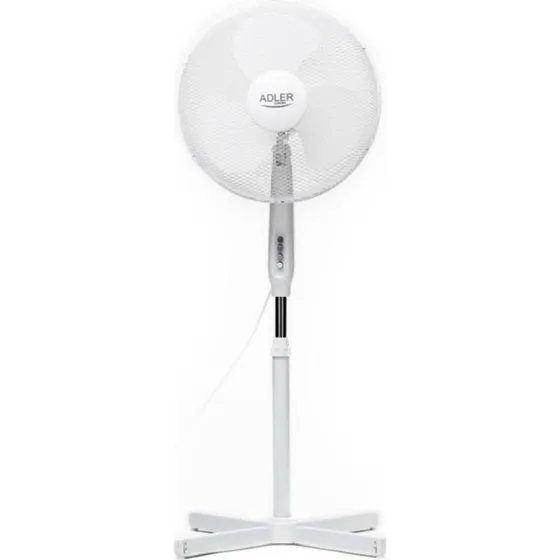 Adler AD 7305 40 cm gulvventilator, hvid