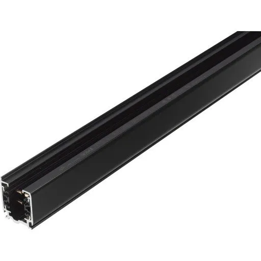 Global 3F strømskinne, sort, 4 m