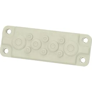 FMF 10 Membranflange Sæt, 138 x 48 mm, IP65, RAL7035