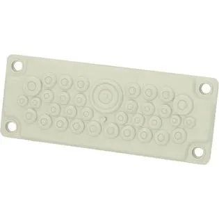 FMF 35 Membranflange Sæt 216 x 84 mm, RAL7035, IP65