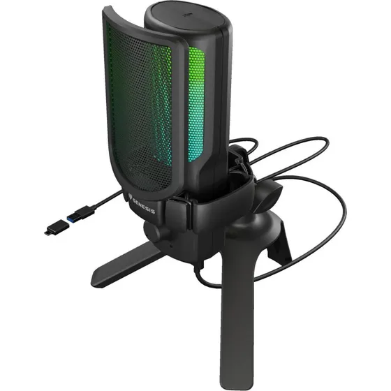Genesis Radium 250 USB-Mikrofon med Stander, Sort