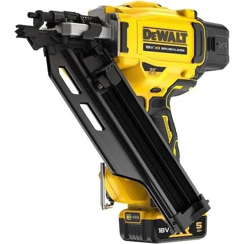 DeWALT DCN930P2 18V XR Sømpistol 33° 64-90 mm med 2x5,0 Ah