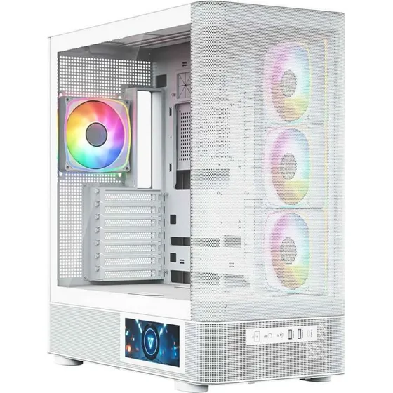 MODECOM Volcano AQ400 ARGB Hvid Midi-Tower
