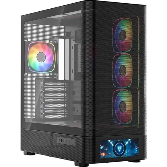 MODECOM Volcano AQ500 ARGB Midi-Tower - Sort
