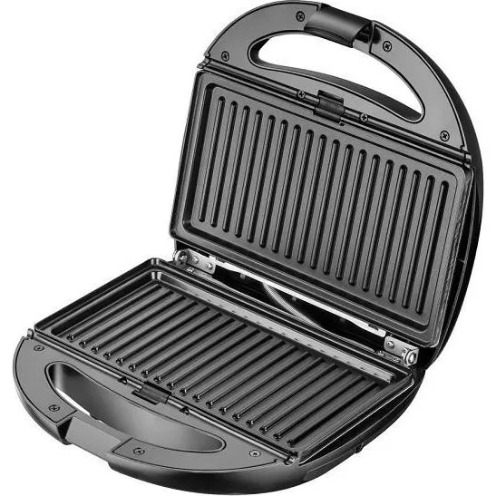 Adler CR 3057 6-i-1 Sandwichgrill, 1200 W, sort/sølv