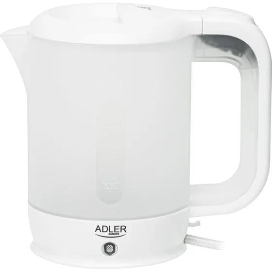 Adler AD 1381 Rejse Elkedel 0,5L, Hvid
