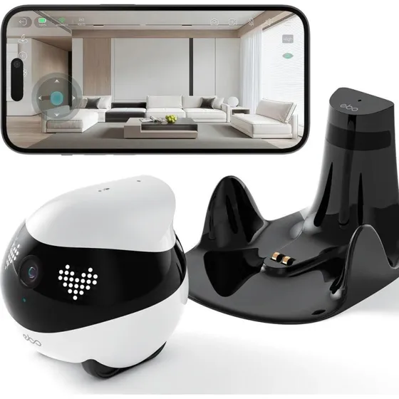 Enabot EBO AIR 2, hvid interaktiv robot med kamera