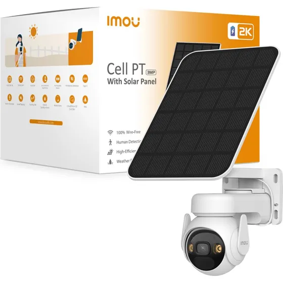 Imou Cell PT Solar Kit 3 MP (2K) Trådløst Udendørs Kamera Hvid