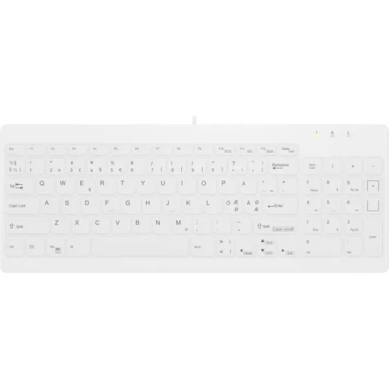 Cherry AK-C7012 Hygiejne Tastatur - Nordisk - Hvid