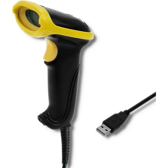 Qoltec 50867 Stregkodescanner 1D/2D USB, sort