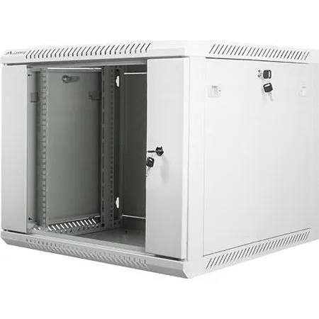 Lanberg WF01-6609-10S 9U Vægmonteret Rackskab Grå 19"