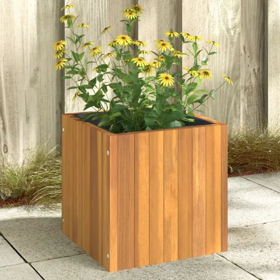 vidaXL Plantekasse 35x35x35 cm i Massivt Akacietræ