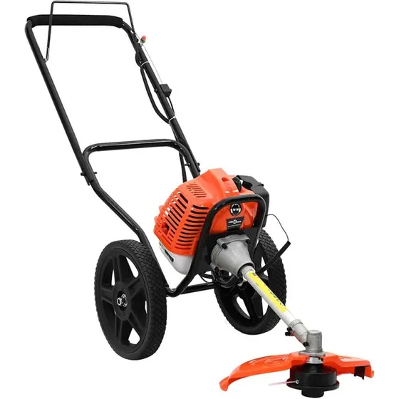 vidaXL Buskrydder med hjul 52 cc 1,45 kW orange
