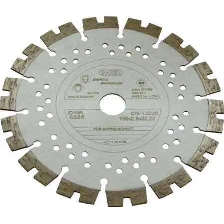 Baier Diamantskive Sølv 185 mm