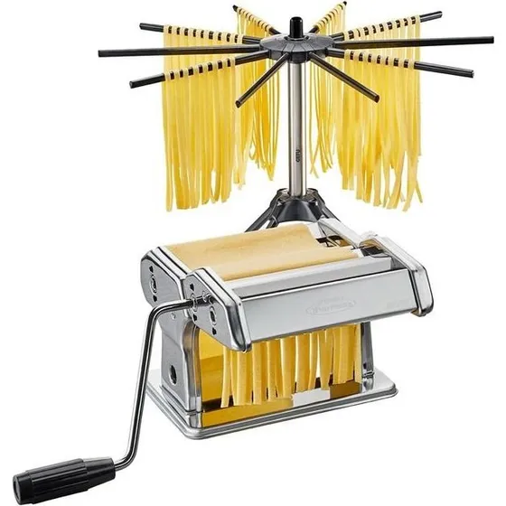 GEFU Pasta Perfetta Manuel Pastamaskine med Tørrestativ