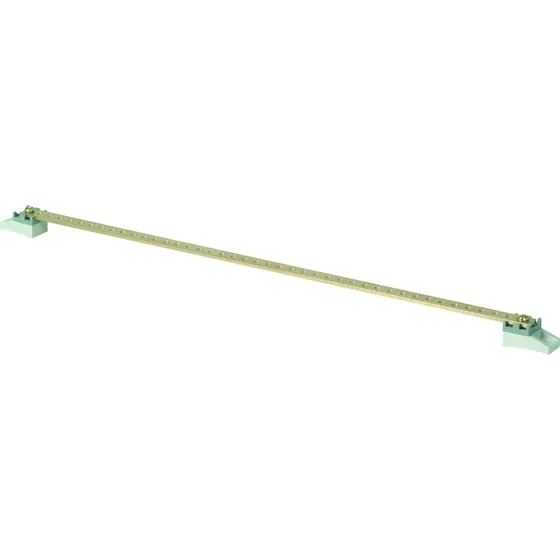 Jordskinne F. Office Rack, messing, isoleret
