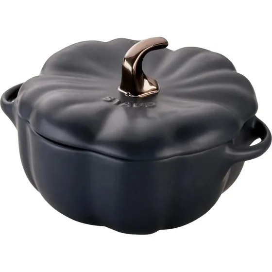 STAUB Græskargryde i stentøj, sort, 0,7 L
