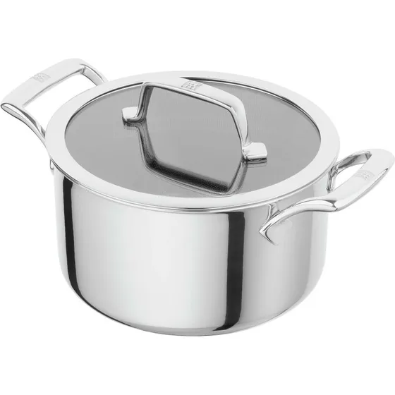 Zwilling Peak Høj Gryde 24 cm, 5,7 l, 18/10 Rustfrit Stål, Sølv