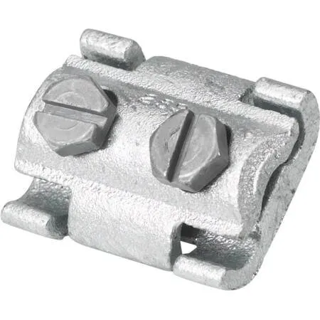 Parallelklemme Ø8-10 mm, M8 x 25, varmgalvaniseret