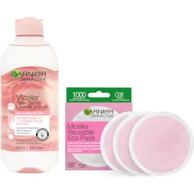 Garnier Micellar Rose Water 400 ml + Eco Makeup Pads - Duo