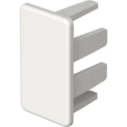 WDK Endestykke 15x30 mm Hvid RAL 9010