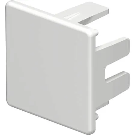 WDK Endestykke 30x30 mm Hvid RAL 9010