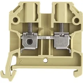 Sakru SAK4/35 PA Gennemgangsklemme, beige