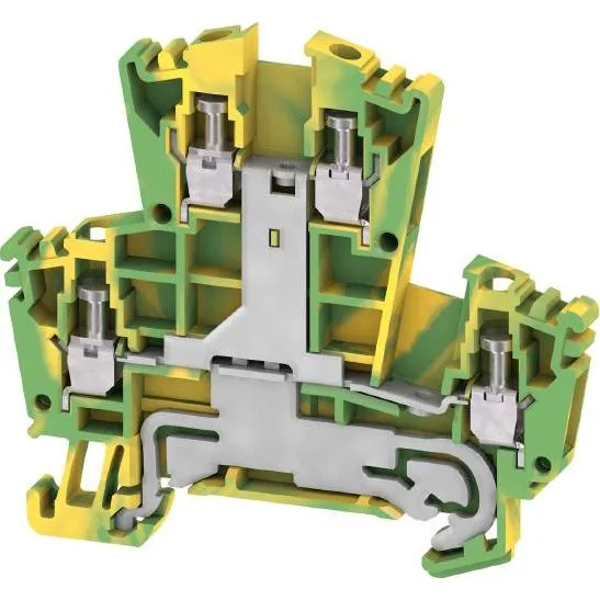 Jordklemme WDK 2.5PE, gul/grøn, 2.5mm²