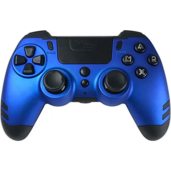 Steelplay Slim Pack Trådløs Controller, Blå, til PC, PS3, PS4
