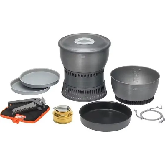 Esbit Alcohol Cookset 1,8/2,35 L - Campingkøkkensæt med pande