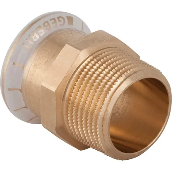 Mapress 18 mm x 1/2" Overgang CU Muffe/Nippel