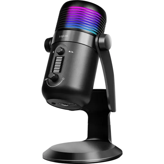 LogiLink HS0058 USB-mikrofon med RGB-belysning, kardioid