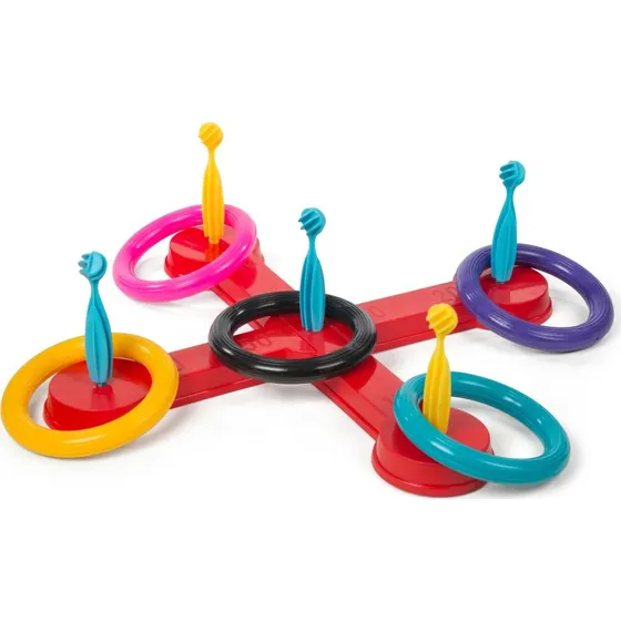 Vini Ringspil 44 cm – Rødt, 5 Tykke Ringe