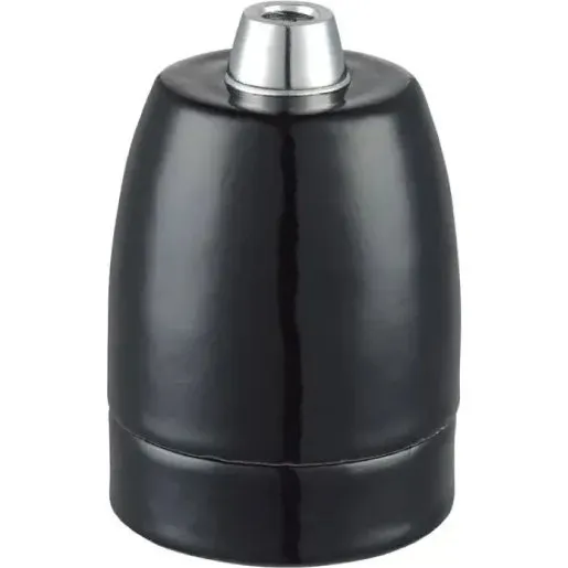 Halo Design FATNING Porcelæn E27 Sort 717408