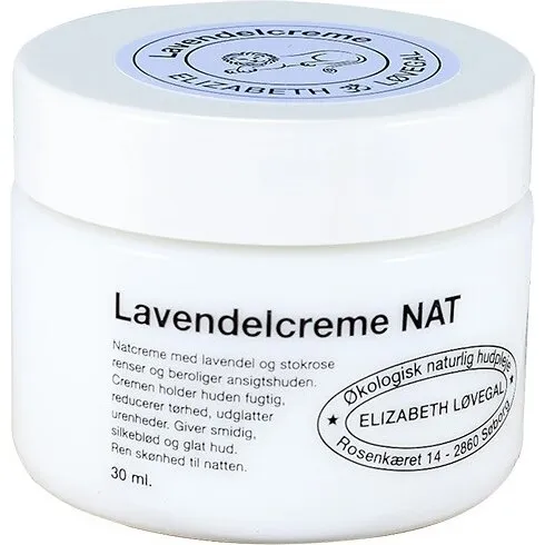 Elizabeth Løvegal Lavendelcreme NAT 30 ml