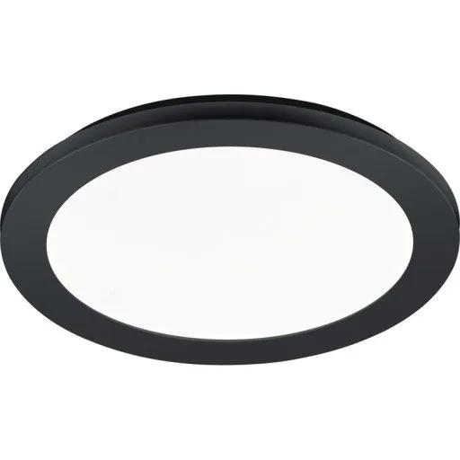 Trio Lighting Camillus LED-loftlampe, sort, Ø26 cm