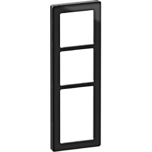 LK Fuga Pure 66 designramme 3,5 modul sort