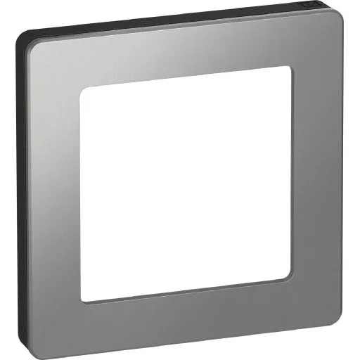 LK Fuga Pure 66 1-modul designramme, stål