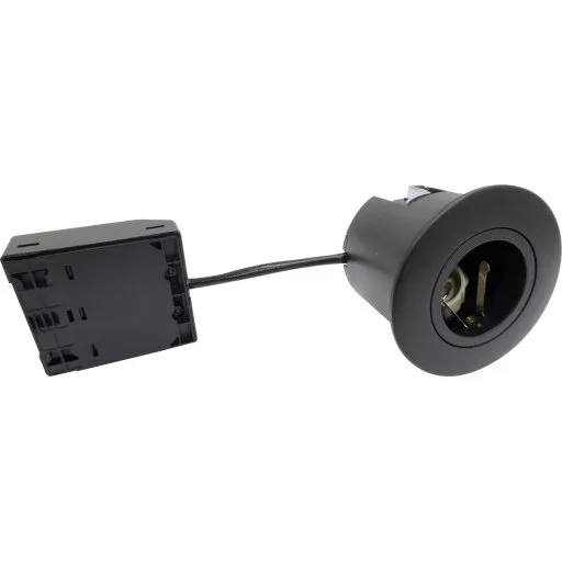 Nordtronic Quick Install indbygningsspot GU10, rund, mat sort