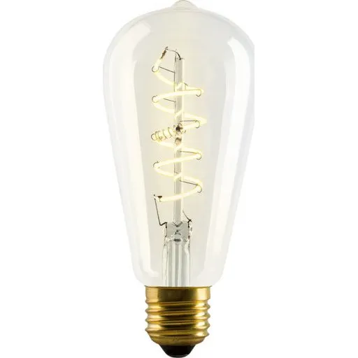 e3light Vintage E27 LED dråbepære, 4W, 2200K