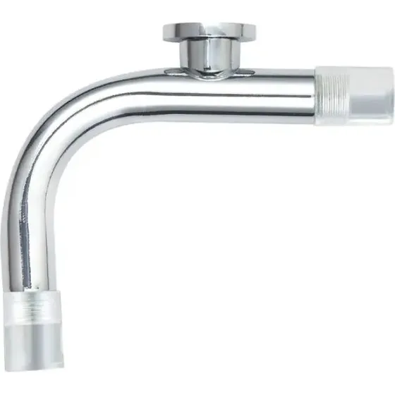 Halo Design Svanehals til stofledning, krom, 10/12mm