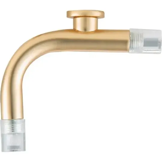 Halo Design Svanehals til tekstilkabel 10/12mm messing - 912544
