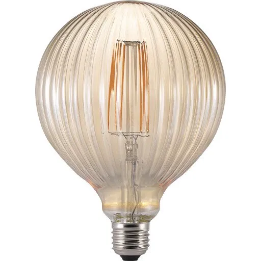 Nordlux Avra Stripes E27 2W ravfarvet LED-pære, 2200K