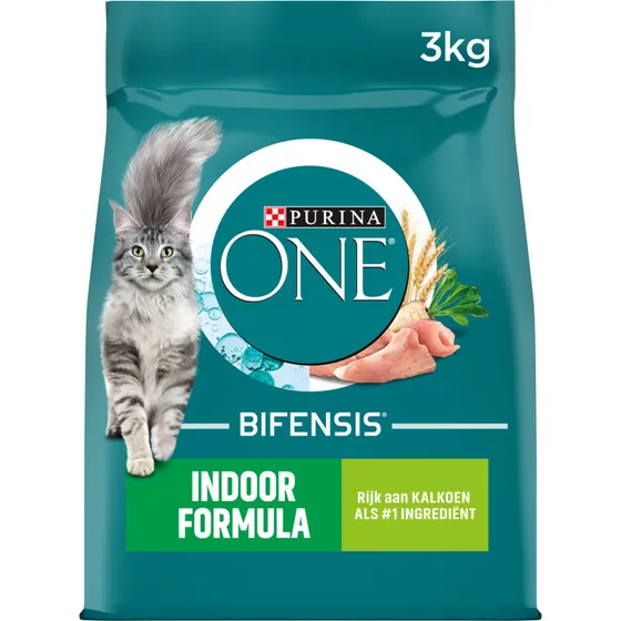 Purina ONE Adult Indoor kattefoder med kalkun