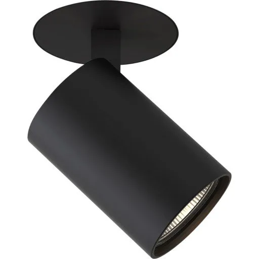 Astro Ascoli Flush påbygningsspot, sort