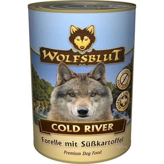 WolfsBlut Cold River Adult Dåsemad, 395g